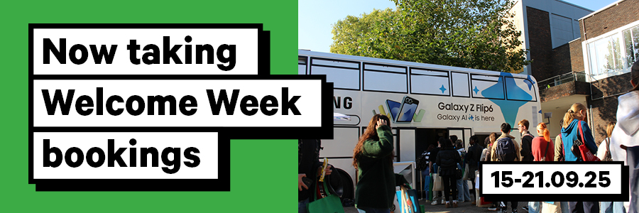 Now taking Welcome week bookings