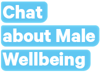 Male wellbeing button