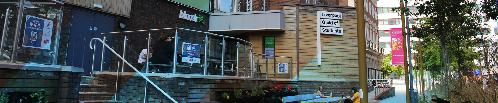 Entrance to Liverpool Guild of Students building